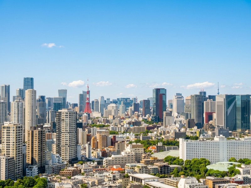 遠くまで青々と広がる大空に開放感とゆとりを宿すタワーレジデンスです。東京タワービュー、飽きのこない窓辺からの光景を愉しむことができます。