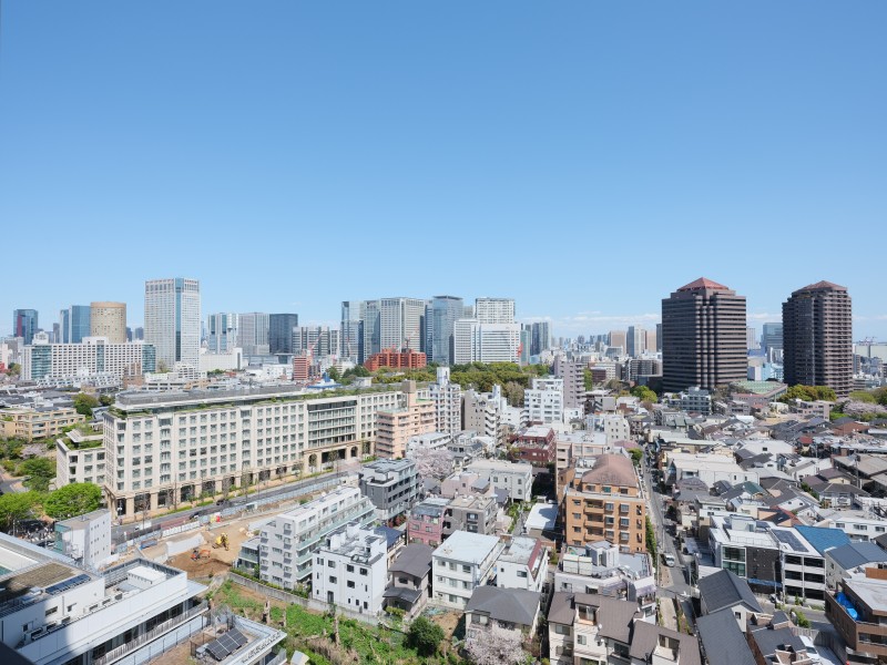 遠くの景色まで見渡せる眺めです。