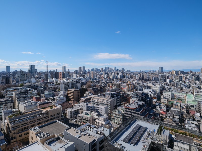 遠くまで青々と広がる大空に心地よさとゆとりを宿すタワーレジデンスです。飽きのこない開放感あふれる光景を愉しむことができます。