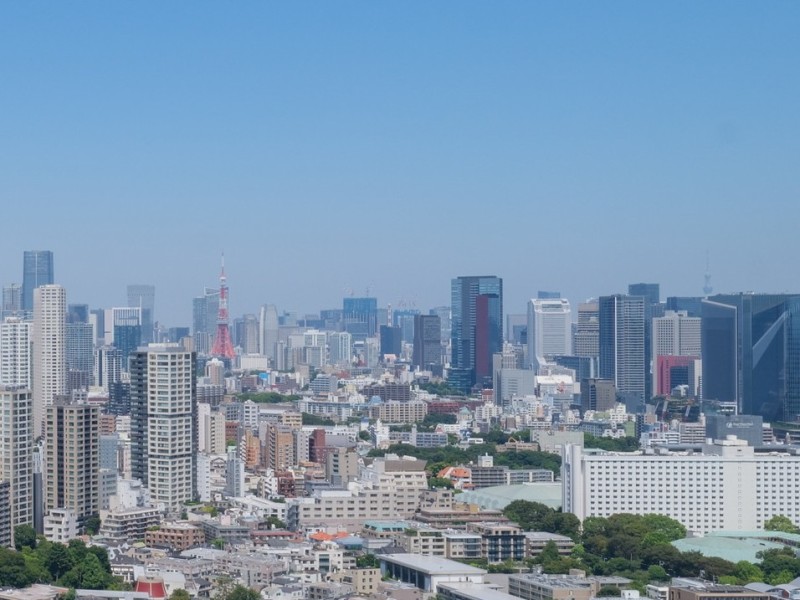 遠くまで青々と広がる大空に開放感とゆとりを宿すタワーレジデンスです。飽きのこない窓辺からの光景を愉しむことができます。