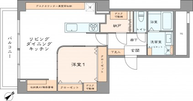 2つのワークスペースを設けた住まい