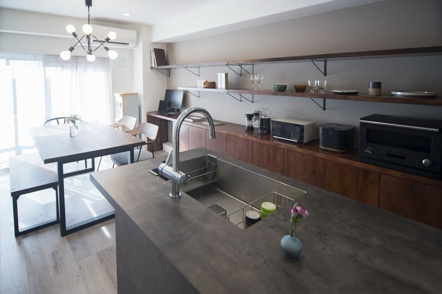 キッチン収納の延長線上にある