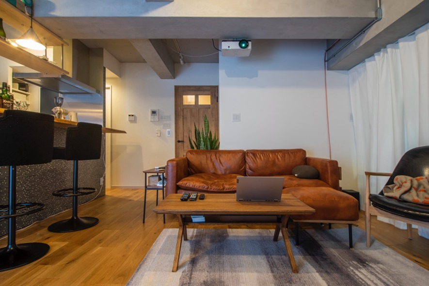 リビングのワークスペース実例8【セミクローズタイプ】