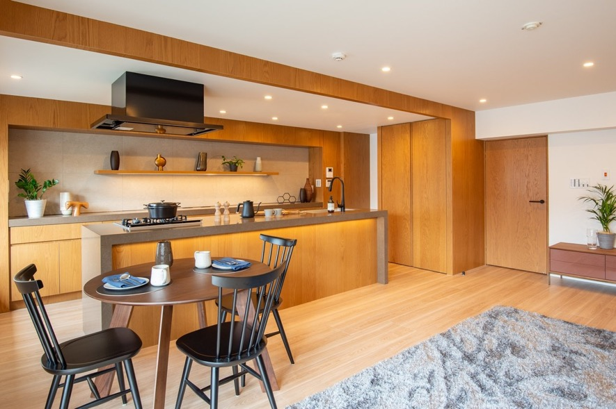 【事例4】ホテルライクなオリジナルキッチン