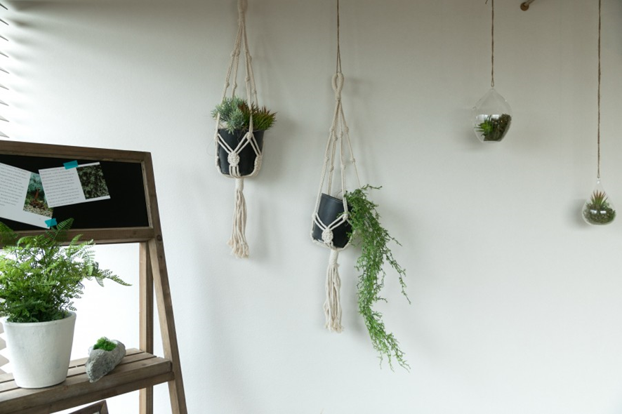 グリーンを吊るす