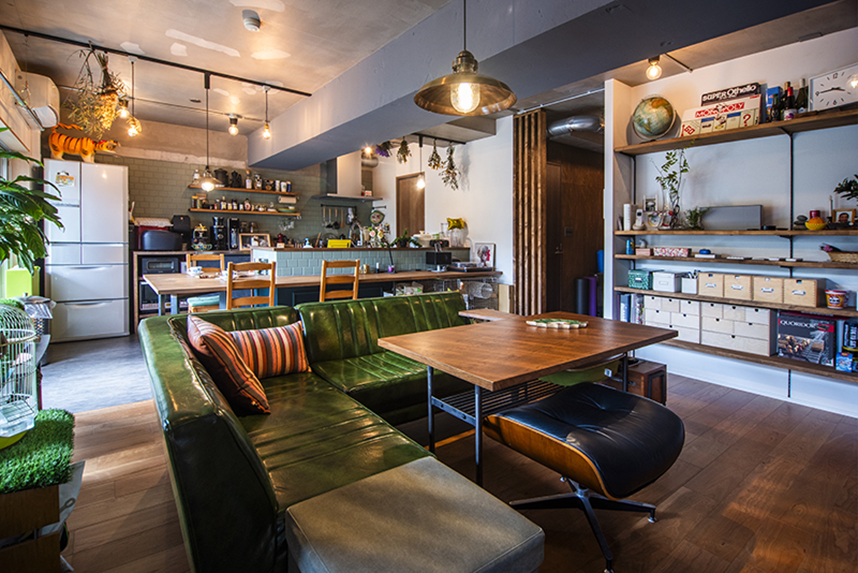 キッチン・洗面室が隣接＆回遊性を持たせた住まい