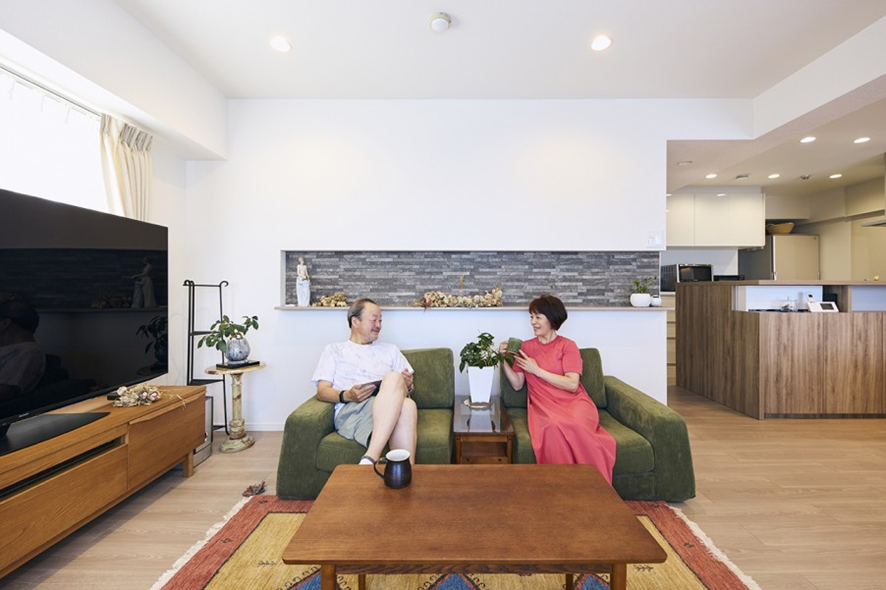 事例4：夫婦それぞれが心地いいセカンドライフの快適リノベ