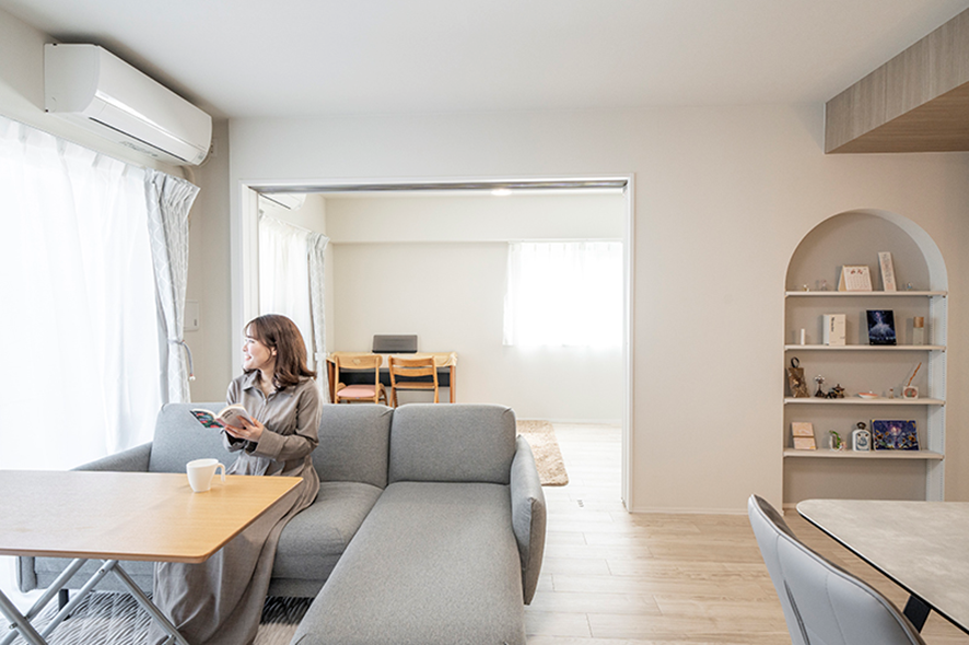 実例3：20代女性の一人暮らしから、将来の家族を見据えた住まいづくり