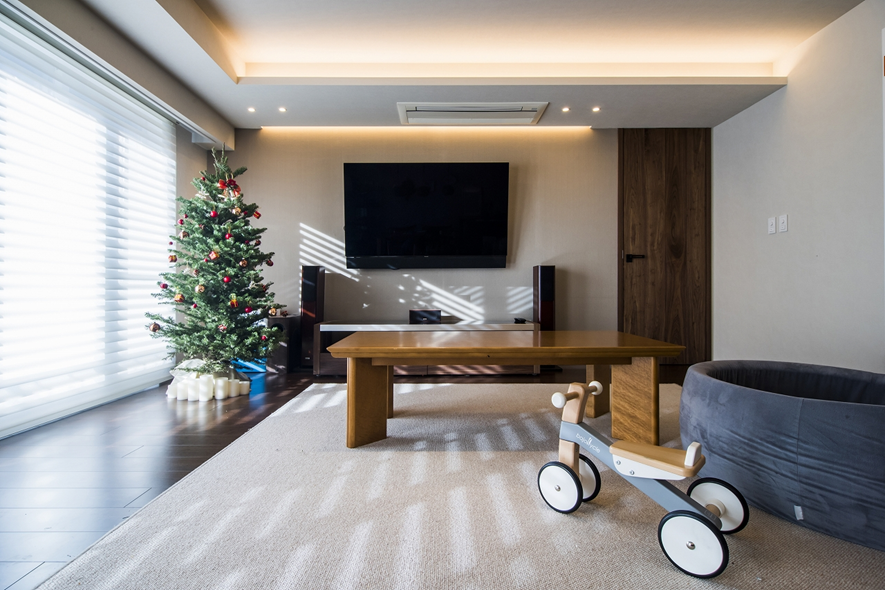 事例①【27.2畳】フレキシブルなリビング