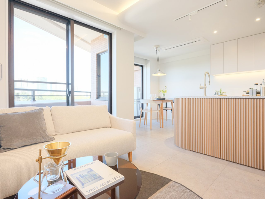 【実例】空間を緩やかにゾーニングしたLDK