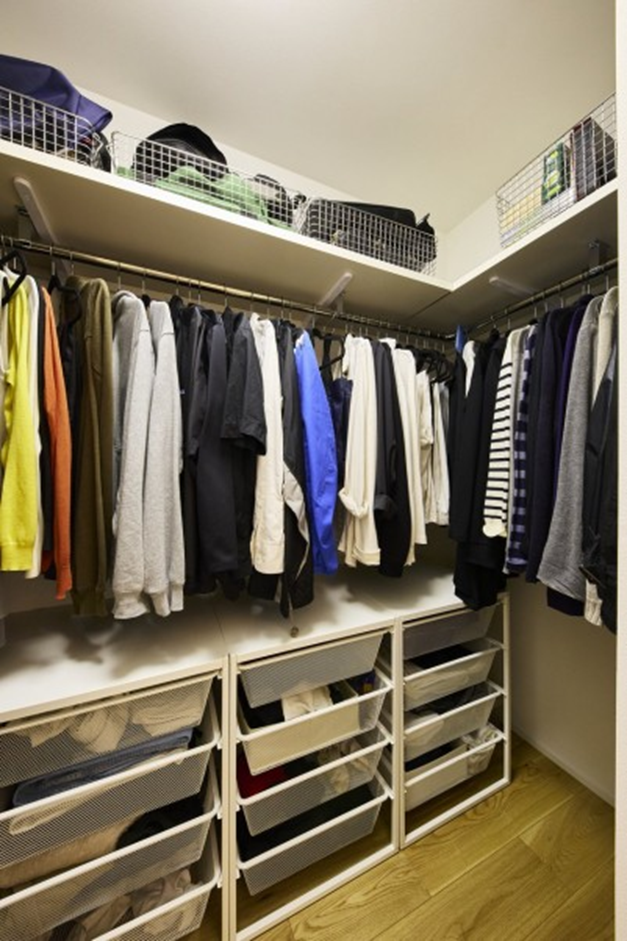 2LDK・3LDKでの大容量WIC・ファミリー共有型