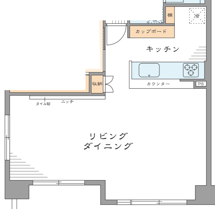 【実例】心地よいセカンドライフのLDK